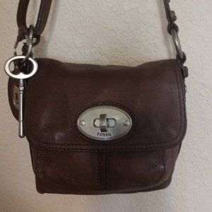 FOSSIL ‘MADDOX’ TWISTLOCK CROSSBODY HANDBAG